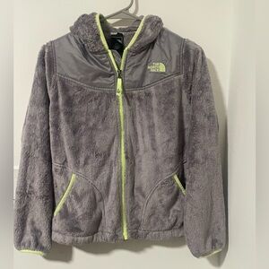 The North Face Gray LARGE (14/16) Raschel Fleece Jacket